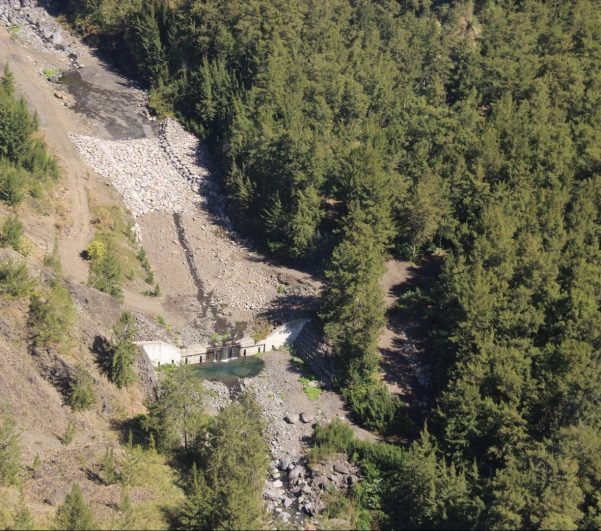 Travaux de protection du lit de la Ravine Roche à Jacquot